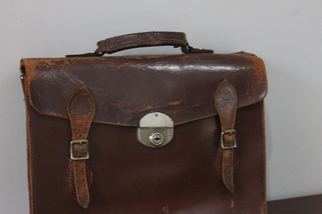 Cheney store leather briefcase