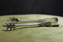 Load image into Gallery viewer, Silver Plated Vintage Claw Feet Hallmarked Sugar Tongs by Robert Pringle
