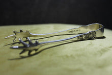 Load image into Gallery viewer, Silver Plated Vintage Claw Feet Hallmarked Sugar Tongs by Robert Pringle
