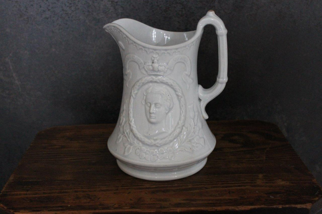 1863 Edward Prince of Wales & Princess Alexandra Wedding commemorative Jug 'Bertie'