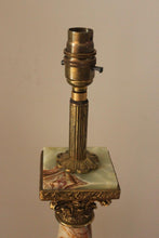 Load image into Gallery viewer, Large marble and brass corinthian column lamp from josriches.co.uk
