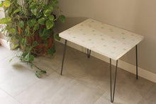 Load image into Gallery viewer, Mid Century Mosaic Table with Hairpin Legs
