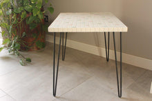 Load image into Gallery viewer, Mid Century Mosaic Table with Hairpin Legs
