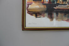 Load image into Gallery viewer, Framed Original Watercolour Painting &#39;Budapest Composite&#39; by Edwin F Mason
