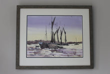 Load image into Gallery viewer, Framed Original Watercolour Painting &#39;Sailing Boats&#39; by BWN Pregitzer
