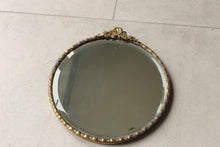 Load image into Gallery viewer, Ornate Round Gold Mirror
