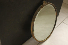 Load image into Gallery viewer, Ornate Round Gold Mirror
