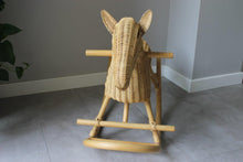 Load image into Gallery viewer, Wicker Rocking Horse
