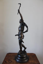 Load image into Gallery viewer, Pair of Victor Rousseau Signed Bronze Classical Statues
