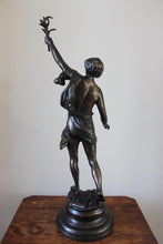 Load image into Gallery viewer, Pair of Victor Rousseau Signed Bronze Classical Statues
