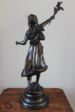 Load image into Gallery viewer, Pair of Victor Rousseau Signed Bronze Classical Statues
