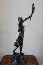 Load image into Gallery viewer, Pair of Victor Rousseau Signed Bronze Classical Statues
