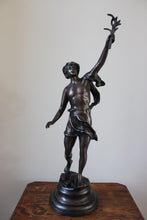 Load image into Gallery viewer, Pair of Victor Rousseau Signed Bronze Classical Statues
