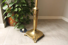 Load image into Gallery viewer, Victorian Adjustable Brass Country House Standard/Floor Lamp
