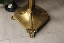 Load image into Gallery viewer, Victorian Adjustable Brass Country House Standard/Floor Lamp
