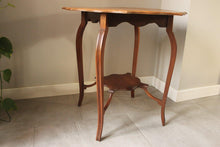 Load image into Gallery viewer, Walnut Topped Octagonal Occasional Table
