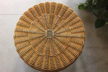 Load image into Gallery viewer, Wicker Round Side Table
