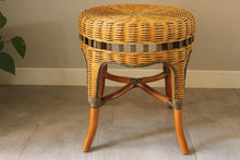 Load image into Gallery viewer, Wicker Round Side Table
